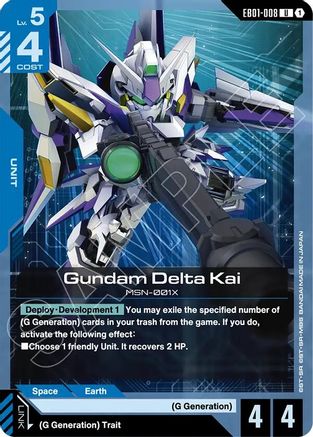 Image of Gundam Delta Kai (EB01-008) - Eternal Nexus