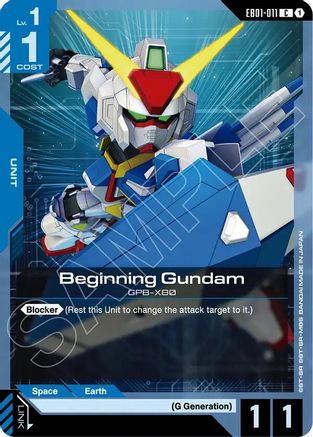 Image of Beginning Gundam (EB01-011) - Eternal Nexus