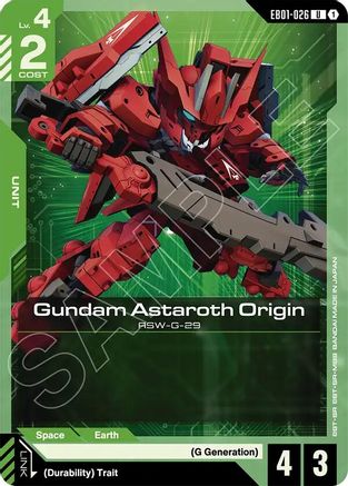 Image of Gundam Astaroth Origin (EB01-026) - Eternal Nexus