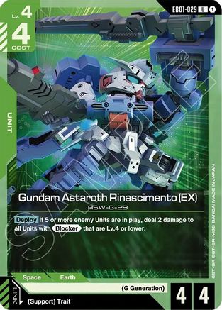 Image of Gundam Astaroth Rinascimento (EX) (EB01-029) - Eternal Nexus