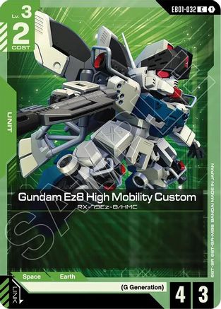 Image of Gundam Ez8 High Mobility Custom (EB01-032) - Eternal Nexus