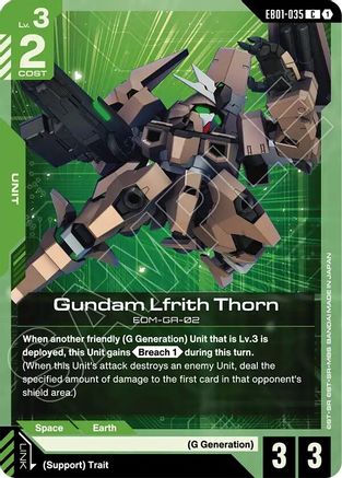 Image of Gundam Lfrith Thorn (EB01-035) - Eternal Nexus