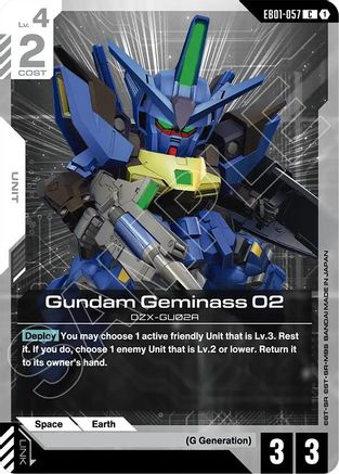 Image of Gundam Geminass 02 (EB01-057) - Eternal Nexus