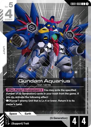 Image of Gundam Aquarius (EB01-060) - Eternal Nexus
