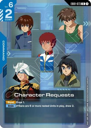Image of Character Requests (EB01-073) - Eternal Nexus Holofoil
