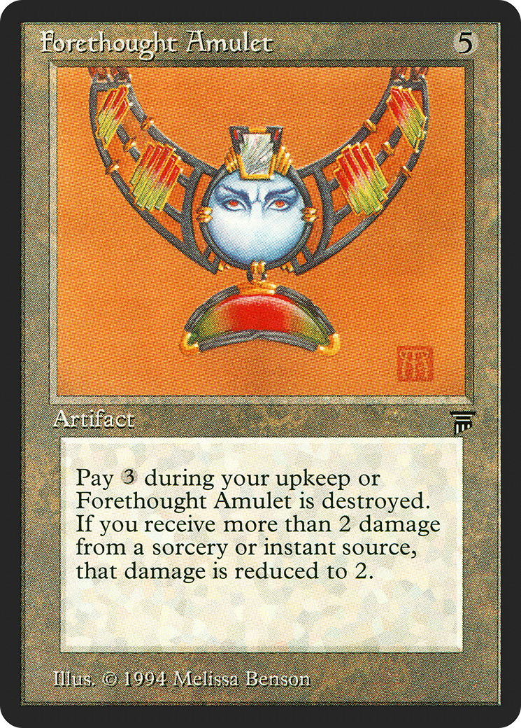 Image of Forethought Amulet [Legends]