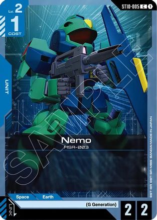 Image of Nemo (ST10-005) - Starter Deck 10 Generation Pulse
