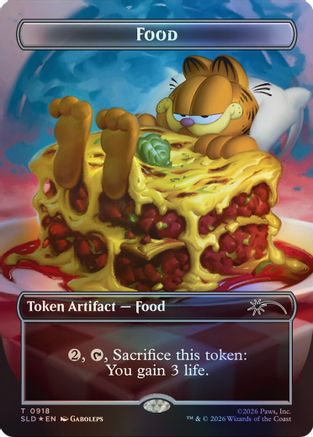 Image of Food Token (0918) (SLD-918) - Secret Lair Drop Series Foil