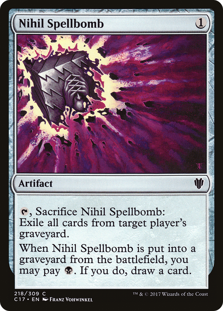 Image of Nihil Spellbomb [Commander 2017]