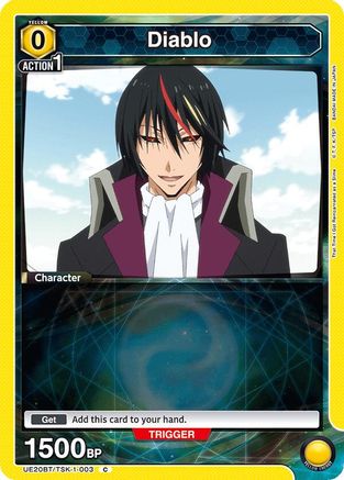 Image of Diablo (003) (Box Topper Foil) (UE20BT/TSK-1-003) - UE20BT That Time I Got Reincarnated as a Slime Foil