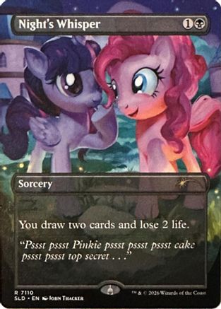 Image of Night's Whisper (7110) (SLD-7110) - Secret Lair Drop Series
