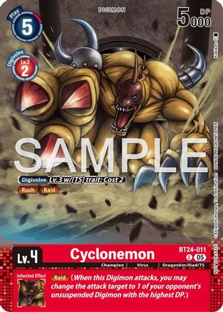 Image of Cyclonemon (Event Pack 10) (BT24-011) - Time Stranger Foil