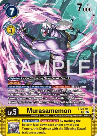 Image of Murasamemon (Event Pack 10) (BT25-041) - Dual Revolution Foil