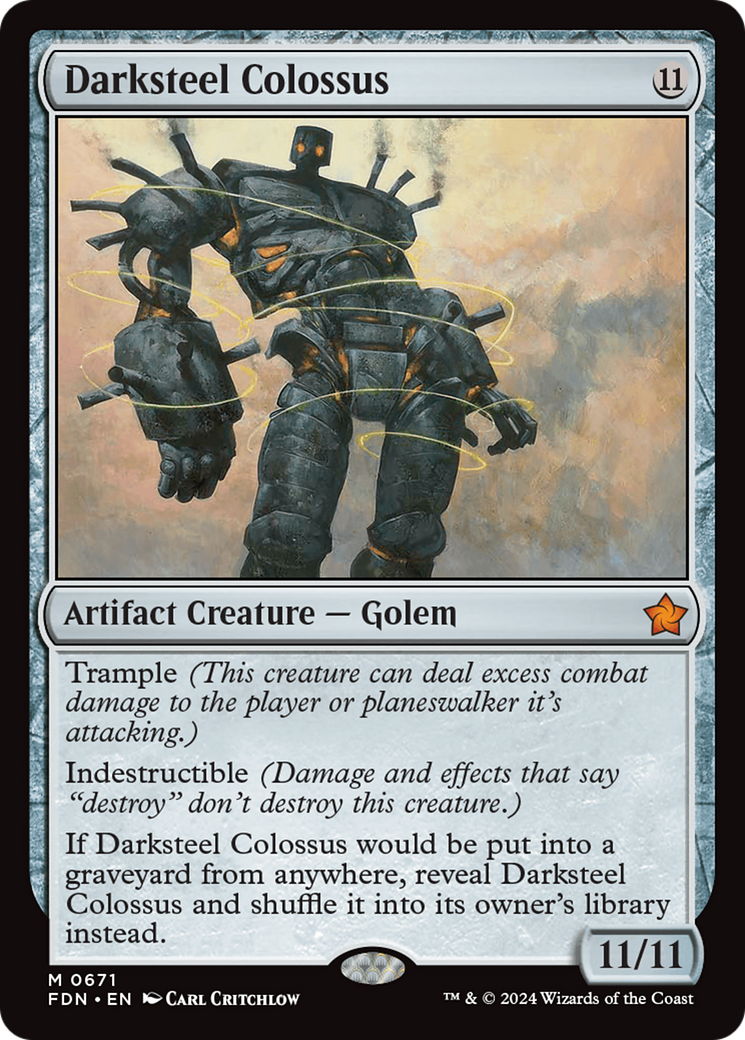 Image of Darksteel Colossus [Foundations]