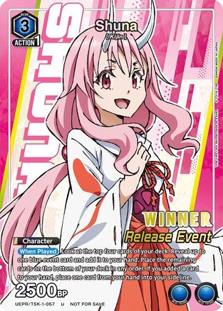 Image of Shuna (Release Event Winner) (UEPR/TSK-1-057) - UE20BT That Time I Got Reincarnated as a Slime Release Event Cards Foil