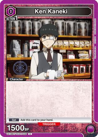 Image of Ken Kaneki (Box Topper Foil) (UE18BT/TKG-1-038) - UE18BT Tokyo Ghoul Foil