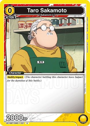 Image of Taro Sakamoto (Box Topper Foil) (UE19BT/SMD-1-021) - UE19BT SAKAMOTO DAYS Foil