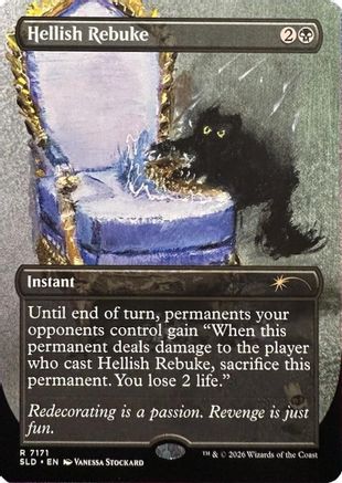 Image of Hellish Rebuke (SLD-7171) - Secret Lair Drop Series