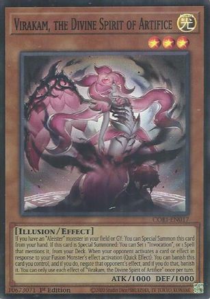Image of Virakam, the Divine Spirit of Artifice (CORI-EN017) - Chaos Origins 1st Edition