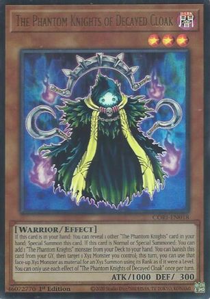 Image of The Phantom Knights of Decayed Cloak (CORI-EN018) - Chaos Origins 1st Edition