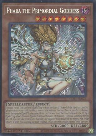 Image of Phara the Primordial Goddess (Secret Rare) (CORI-EN022) - Chaos Origins 1st Edition