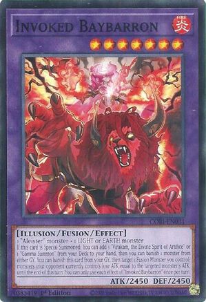 Image of Invoked Baybarron (CORI-EN031) - Chaos Origins 1st Edition