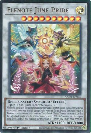 Image of Elfnote June Pride (CORI-EN035) - Chaos Origins 1st Edition