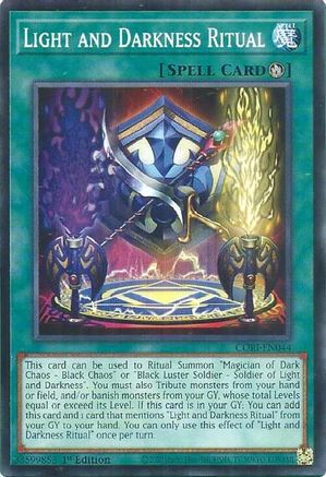 Image of Light and Darkness Ritual (CORI-EN044) - Chaos Origins 1st Edition