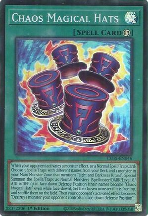 Image of Chaos Magical Hats (CORI-EN046) - Chaos Origins 1st Edition