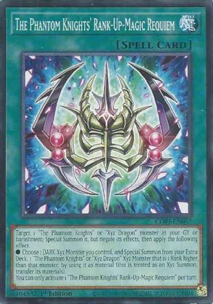 Image of The Phantom Knights' Rank-Up-Magic Requiem (CORI-EN057) - Chaos Origins 1st Edition