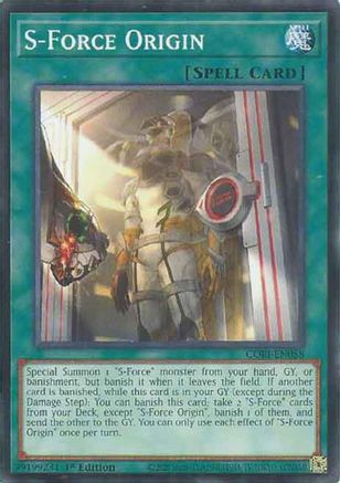 Image of S-Force Origin (CORI-EN058) - Chaos Origins 1st Edition