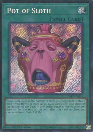 Image of Pot of Sloth (CORI-EN061) - Chaos Origins 1st Edition