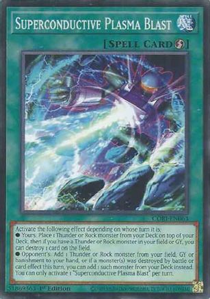 Image of Superconductive Plasma Blast (CORI-EN063) - Chaos Origins 1st Edition
