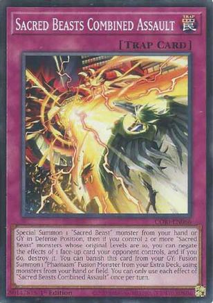 Image of Sacred Beasts Combined Assault (CORI-EN066) - Chaos Origins 1st Edition