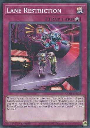 Image of Lane Restriction (CORI-EN078) - Chaos Origins 1st Edition
