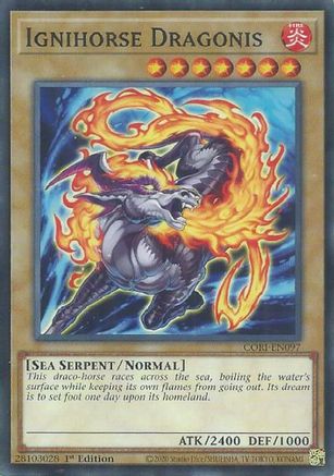 Image of Ignihorse Dragonis (CORI-EN097) - Chaos Origins 1st Edition