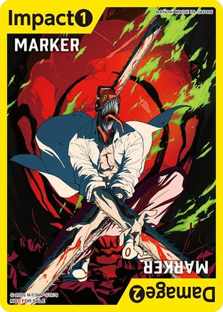 Image of Marker Card (CHAINSAW MAN)  - Union Arena Promotion Cards