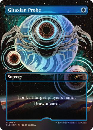 Image of Gitaxian Probe (2067) (Rainbow Foil) (SLD-2067) - Secret Lair Drop Series Foil