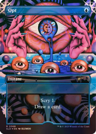 Image of Opt (2068) (Rainbow Foil) (SLD-2068) - Secret Lair Drop Series Foil