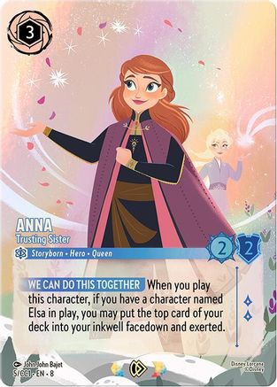 Image of Anna - Trusting Sister (5) - Disney Lorcana Promo Cards Holofoil
