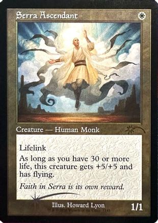 Image of Serra Ascendant (Retro Frame) (SLD-7145) - Secret Lair Drop Series Foil