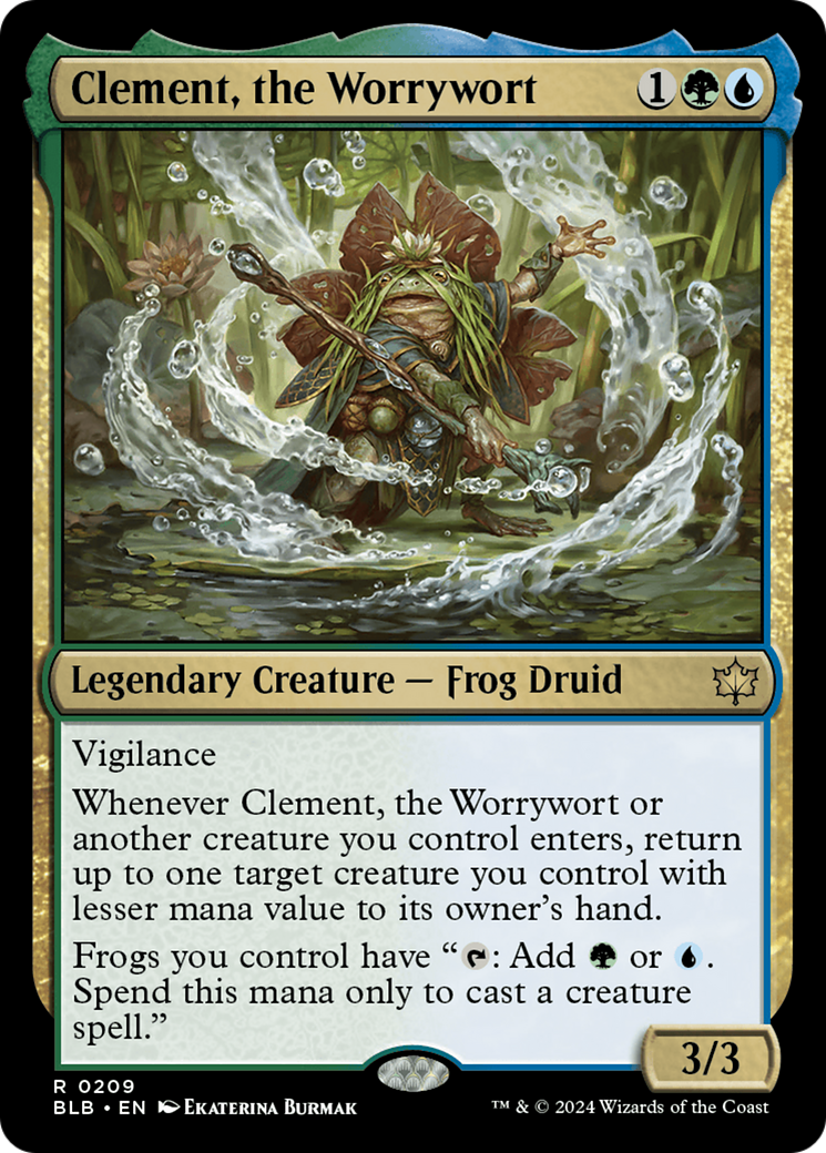 Image of Clement, the Worrywort [Bloomburrow]