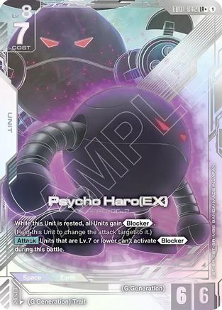 Image of Psycho Haro (EX) (LR+) (EB01-042) - Eternal Nexus Holofoil