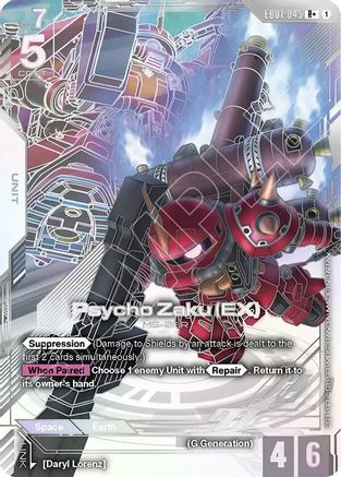 Image of Psycho Zaku (EX) (R+) (EB01-045) - Eternal Nexus Holofoil