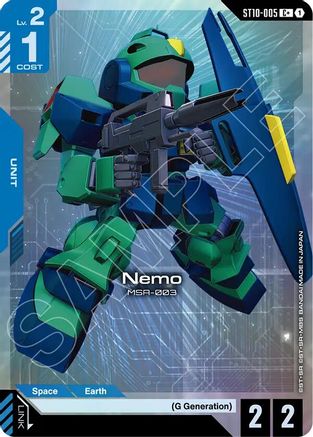 Image of Nemo (C+) (ST10-005) - Starter Deck 10 Generation Pulse Holofoil