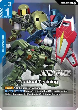 Image of Tactical Training (C+) (ST10-013) - Starter Deck 10 Generation Pulse Holofoil