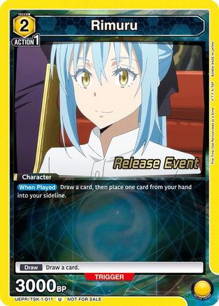 Image of Rimuru (011) (UEPR/TSK-1-011) - UE20BT That Time I Got Reincarnated as a Slime Release Event Cards