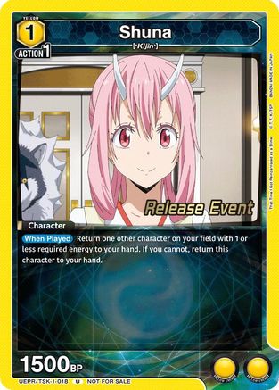 Image of Shuna (018) (UEPR/TSK-1-018) - UE20BT That Time I Got Reincarnated as a Slime Release Event Cards