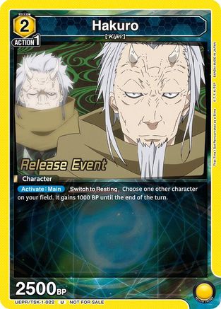 Image of Hakuro (UEPR/TSK-1-022) - UE20BT That Time I Got Reincarnated as a Slime Release Event Cards