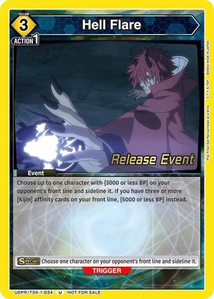 Image of Hell Flare (UEPR/TSK-1-034) - UE20BT That Time I Got Reincarnated as a Slime Release Event Cards